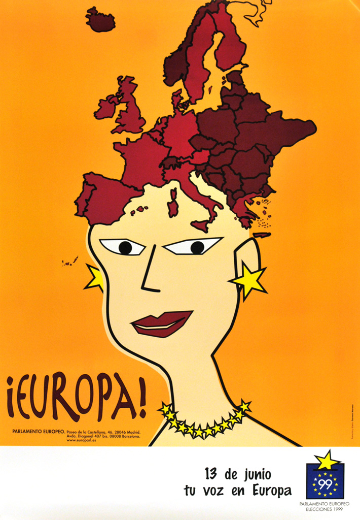Information poster for the 1999 European Parliament Elections.