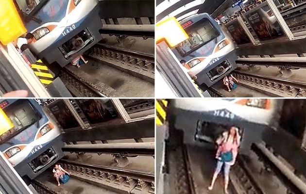 Έγκυος γυναίκα λιποθυμά και πέφτει στις ράγες του μετρό