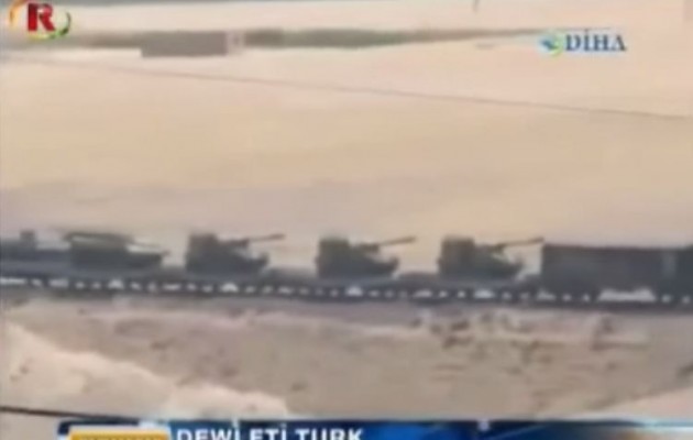 «Τουρκικό τρένο μεταφέρει τανκς στο Ισλαμικό Κράτος»