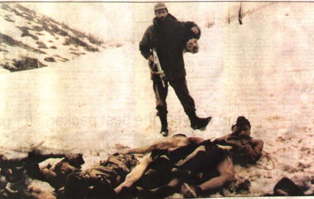 Όταν οι Τούρκοι στρατιώτες αποκεφάλιζαν Κούρδους (1994) – Σκληρές εικόνες