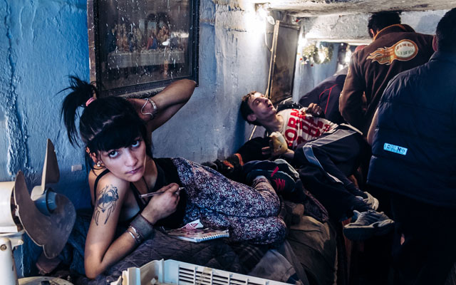 Boredom is common in the tunnels, with few available activities apart from using drugs. Although she started using drugs at age 13, Catalina also liked to write.