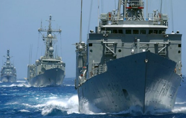 Τουρκικός στόλος στο Καστελόριζο – Ελληνοαιγυπτιακός στόλος στην Κάσο