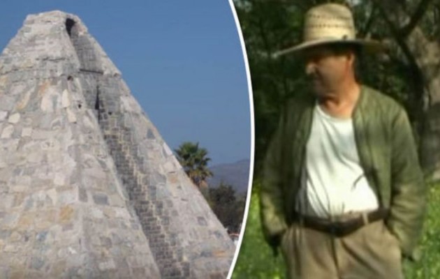 Μεξικανός έχτισε πυραμίδα στην έρημο ύστερα από εντολή εξωγήινου