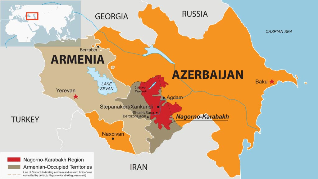 Armenia-Azerbaijan-Nagorno-Karabakh-map