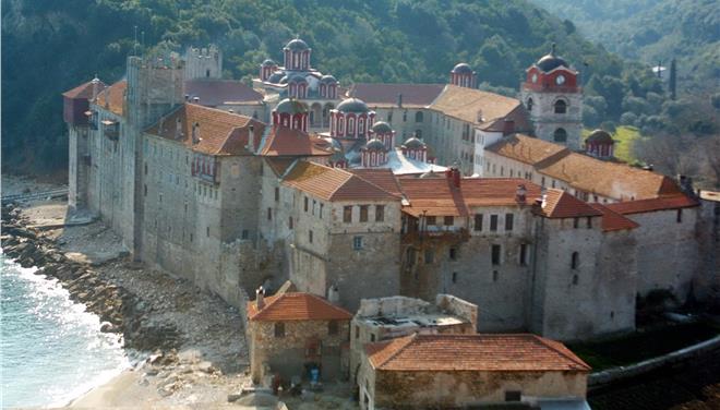 Αποτέλεσμα εικόνας για μονή εσφιγμένου αγιο ορος