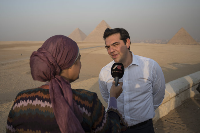 tsipras pyramides aigyptos