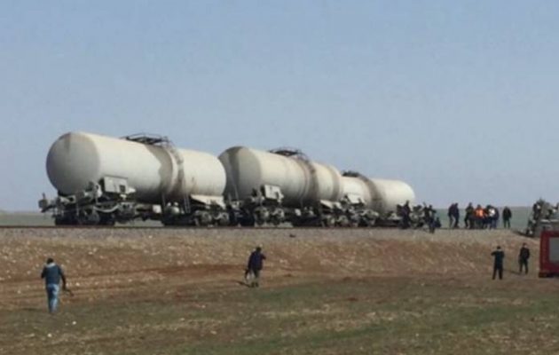 Ανατίναξαν τουρκικό τρένο που μετέφερε πετρέλαιο (βίντεο)