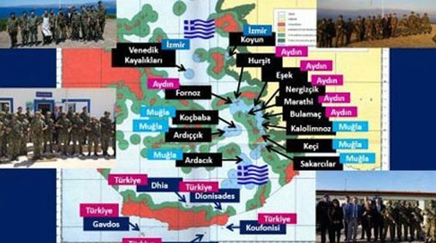 Κλιμακώνουν οι Τούρκοι τη ρητορική ότι δήθεν καταλάβαμε στρατιωτικά 18 «νησιά τους»
