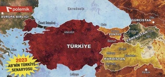 Αυτοί είναι οι τρεις χάρτες διαμελισμού της Τουρκίας μέχρι το 2023 – Δεν είναι θεωρίες συνωμοσίας