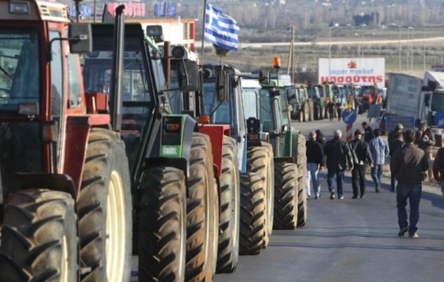 Μεγάλη πορεία  τη Δευτέρα στο κέντρο της Θεσσαλονίκης από τους αγρότες