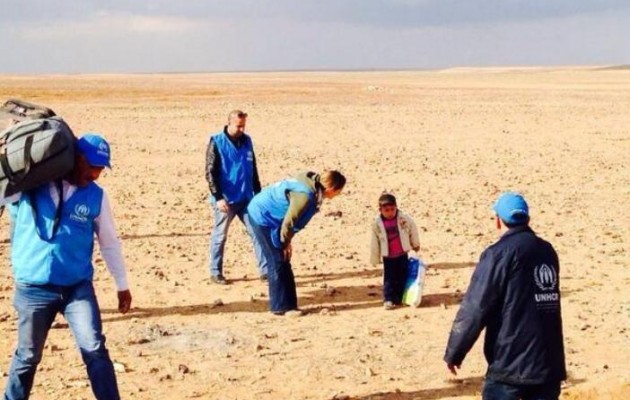 Τετράχρονος βρέθηκε να περιπλανιέται μόνος στην έρημο της Συριας