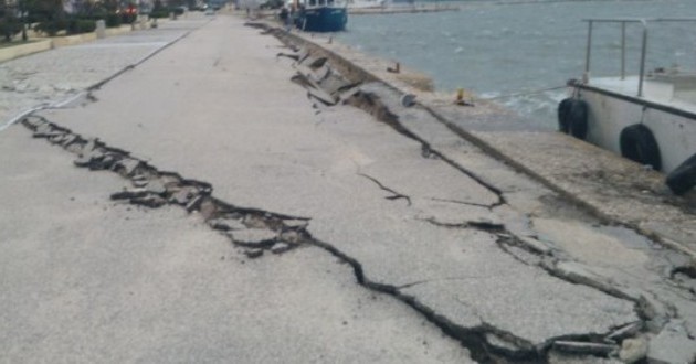 Οι πρώτες εικόνες από το νέο ισχυρό σεισμό στην Κεφαλονιά
