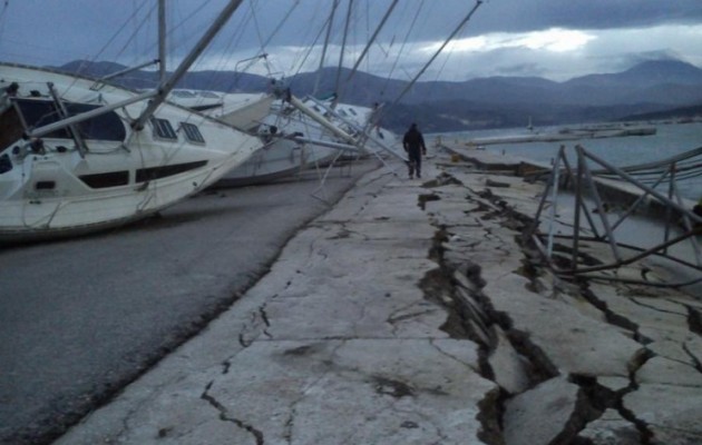 Νέες εικόνες βιβλικής καταστροφής από την Κεφαλονιά