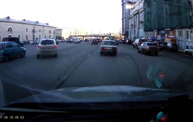 Το πιο τρελό παρκάρισμα έγινε στη Μόσχα στις 29 Ιανουαρίου