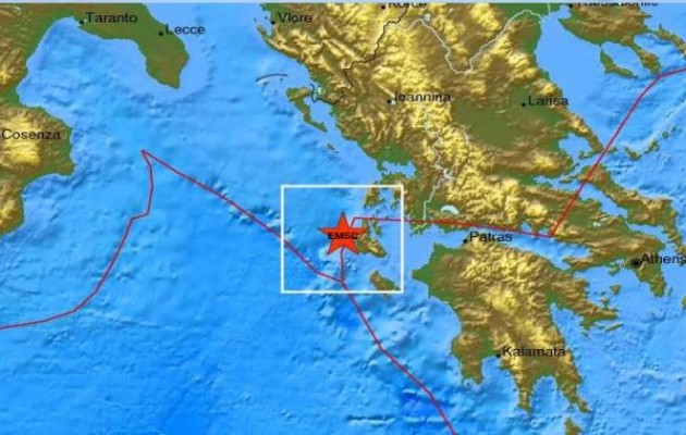 Σεισμός 4,1 Ρίχτερ στην Κεφαλονιά