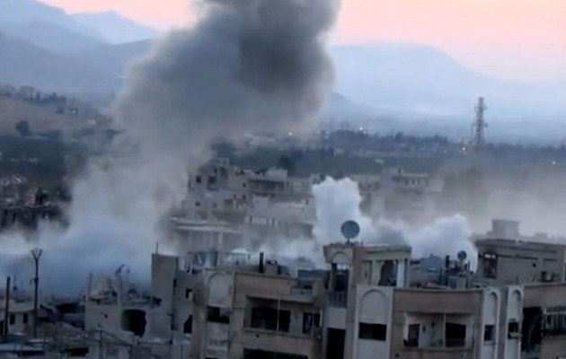 Συγκλονιστικό βίντεο: Έκρηξη βόμβας στην Συρία μπροστά στην κάμερα