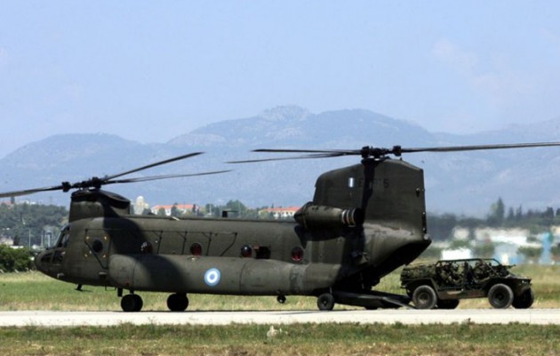 Βρέφος μεταφέρθηκε με ελικόπτερο Σινούκ στο νοσοκομείο Ηρακλέιου