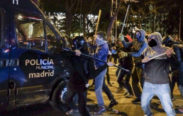 Κόλαση η Μαδρίτη: 89 τραυματίες σε διαδηλώσεις κατά της λιτότητας