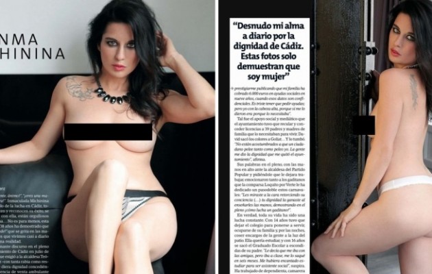 Υποψήφια δήμαρχος τα “πέταξε όλα” σε εξώφυλλο περιοδικού!