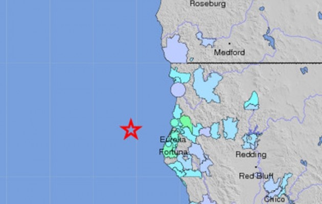 Ισχυρότατος σεισμός 6,9 Ρίχτερ στις ακτές της Βόρειας Καλιφόρνια
