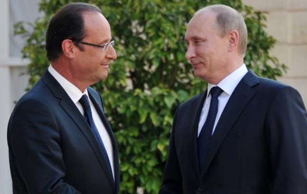 Τραγικό! Ο Ολάντ “απειλεί” τον Πούτιν με… κυρώσεις