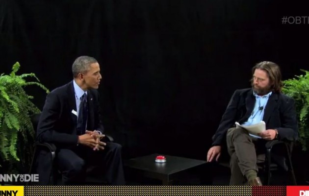 Απίστευτο βίντεο: Ο Μπαράκ Ομπάμα καλεσμένος του Ζακ Γαλιφιανάκη στην… “Ελληνοφρένεια” της Αμερικής