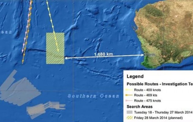 Boeing 777: Αλλάζει η περιοχή των ερευνών μετά από νέα “αξιόπιστα” στοιχεία