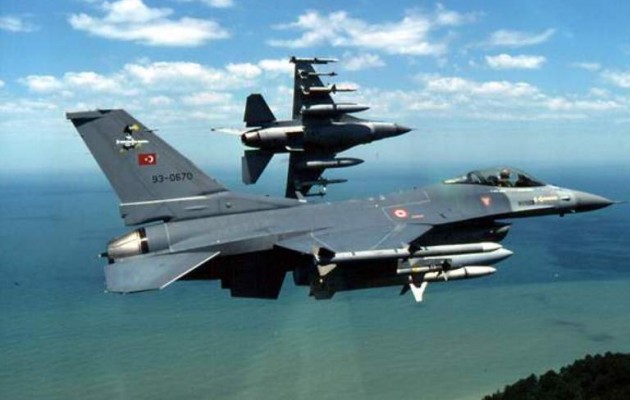 Τουρκικά F-16 στο σύμπλεγμα των Φούρνων