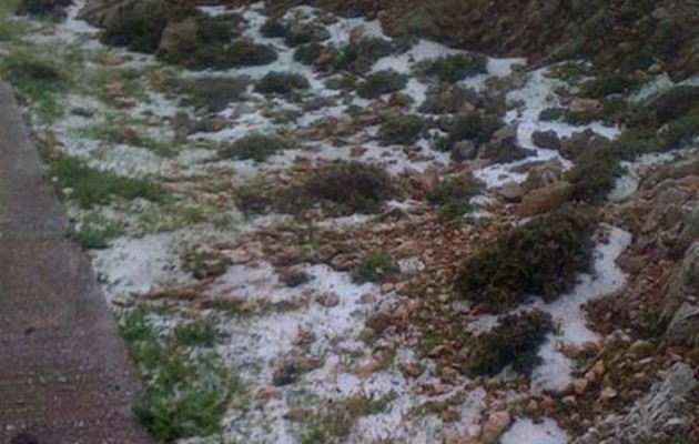 Χιόνισε στην… Χάλκη!