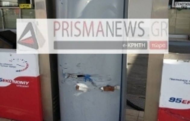 Παραλίγο τραγωδία: οδηγός τράκαρε μέσα σε βενζινάδικο