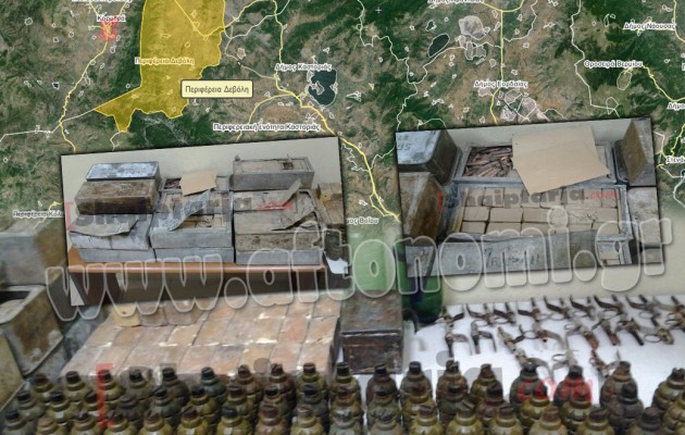 15.000 σφαίρες, 30 συσκευασίες TNT και 60 χειροβομβίδες προσπάθησαν να περάσουν Αλβανοί στην Ελλάδα