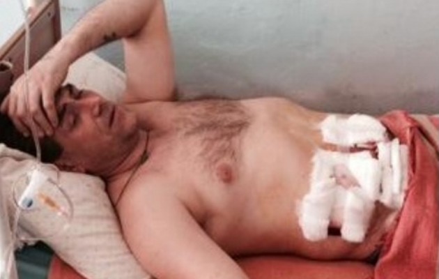 Μαριούπολη: Φιλορώσος τραυματίας, γαζωμένος από σφαίρες, στο νοσοκομείο