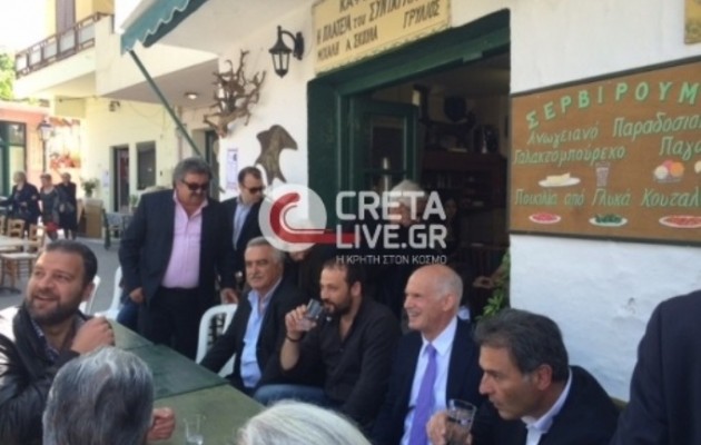 Κι όμως! Υπάρχει ένα μέρος στην Ελλάδα που αποθέωσαν τον Γ. Παπανδρέου