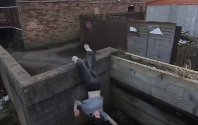 Το παρκούρ… πονάει πολύ (βίντεο)