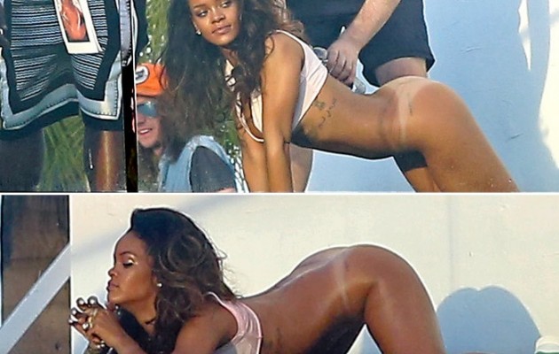 Η Ριάνα τουρλώνεται στα… τέσσερα χωρίς εσώρουχο! (εικόνες)