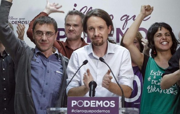 Ισπανία: Πρωτιά για τους Podemos  με 7 μονάδες  μπροστά από τον Ραχόι