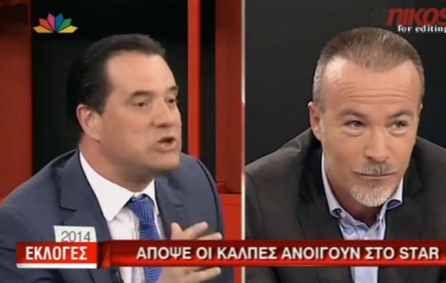 Μπογιόπουλος – Άδωνις: Η πρώτη τηλεοπτική μάχη (βίντεο)