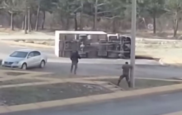 “Ανεμοδαρμένοι” άνθρωποι στη Ρωσία (βίντεο)