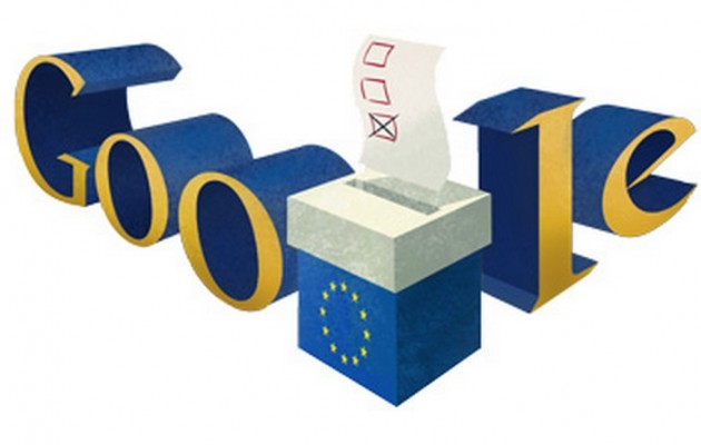 Στις Ευρωεκλογές 2014 αφιερωμένο το doodle της google