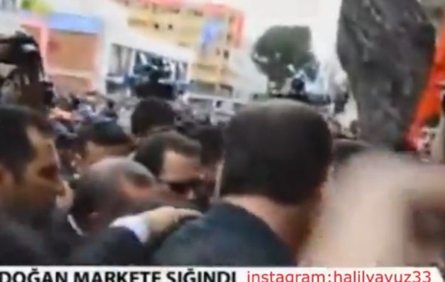 Φυγάδευσαν τον Ερντογάν για να γλιτώσει το λιντσάρισμα (βίντεο)