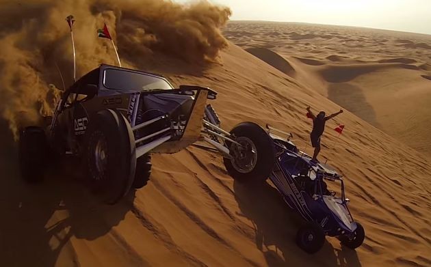 Extreme sports στην έρημο για πλούσιους Άραβες (βίντεο)