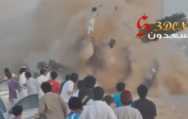 Τροχαίο σοκ στο Ιράκ – ο οδηγός εκσφενδονίστηκε (βίντεο)