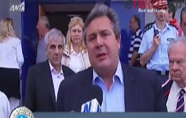 Καμμένος: Να αποδοκιμάσει ο λαός Σαμαρά και Βενιζέλο