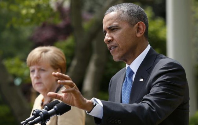 Ομπάμα – Μέρκελ: Ναι στις κυρώσεις, όχι σε επέμβαση