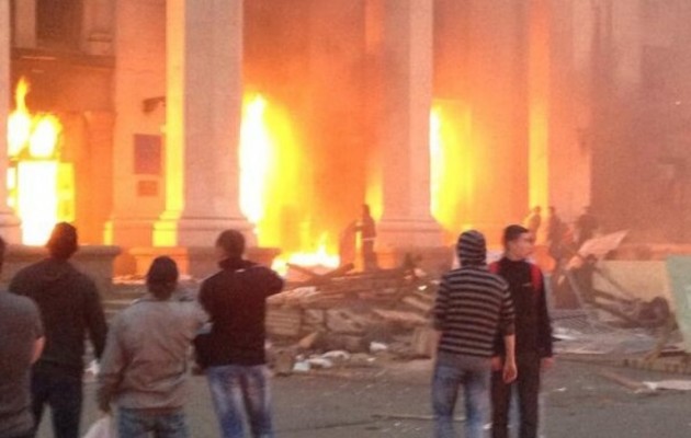 Ρωσία: Η χούντα του Κιέβου και η Δύση υπεύθυνοι για το ολοκαύτωμα στην Οδησσό