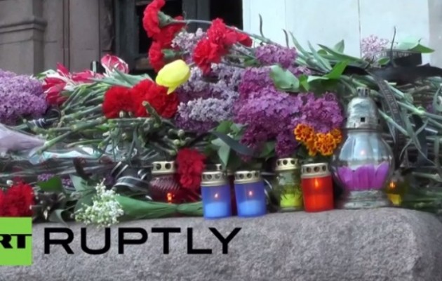 Θρήνος και οργή στην Οδησσό για το ναζιστικό έγκλημα της Χούντας του Κιέβου