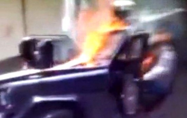 Τουρκία: Βίντεο – σοκ με αστυνομικό που καίγεται από μολότοφ των διαδηλωτών