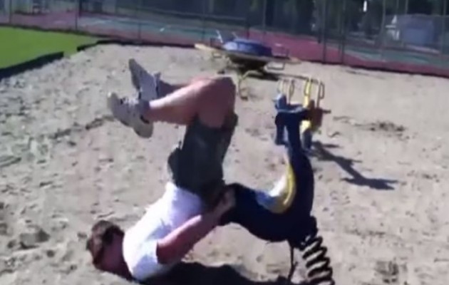 Οι παιδικές χαρές είναι πιο επικίνδυνες για τους… μεγάλους (βίντεο)