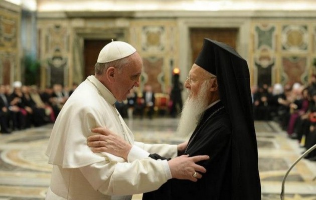Πάπας: Ζητώ συγγνώμη από τους Ορθοδόξους