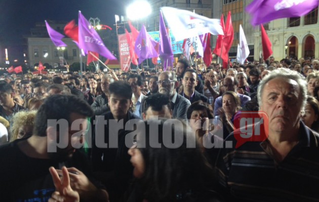 Μεγαλειώδης συγκέντρωση του Αλέξη Τσίπρα στην Πάτρα
